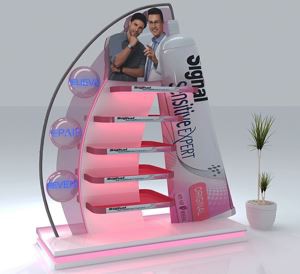 Produk Kebutuhan Harian Branding Kosmetik Dan Rak Display Promosi