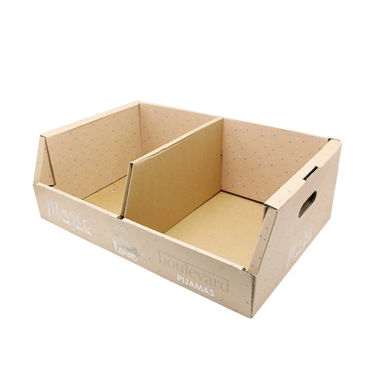 Kotak Tampilan Counter Bergelombang COSTCO